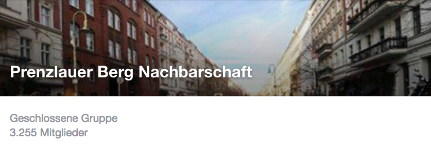 Screenshot Nachbarschaftsgruppe Wohnen