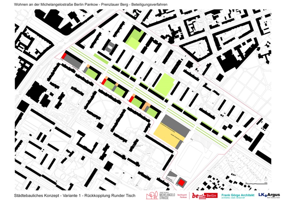 Siegerentwurf Michelangelostraße