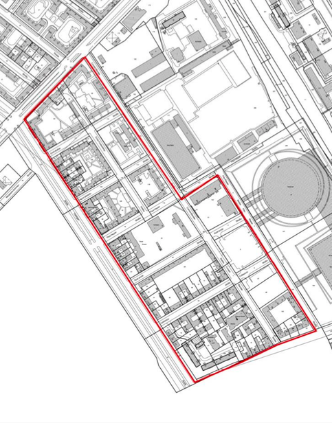 Karte Erhaltungsgebiet Danziger Straße Ost