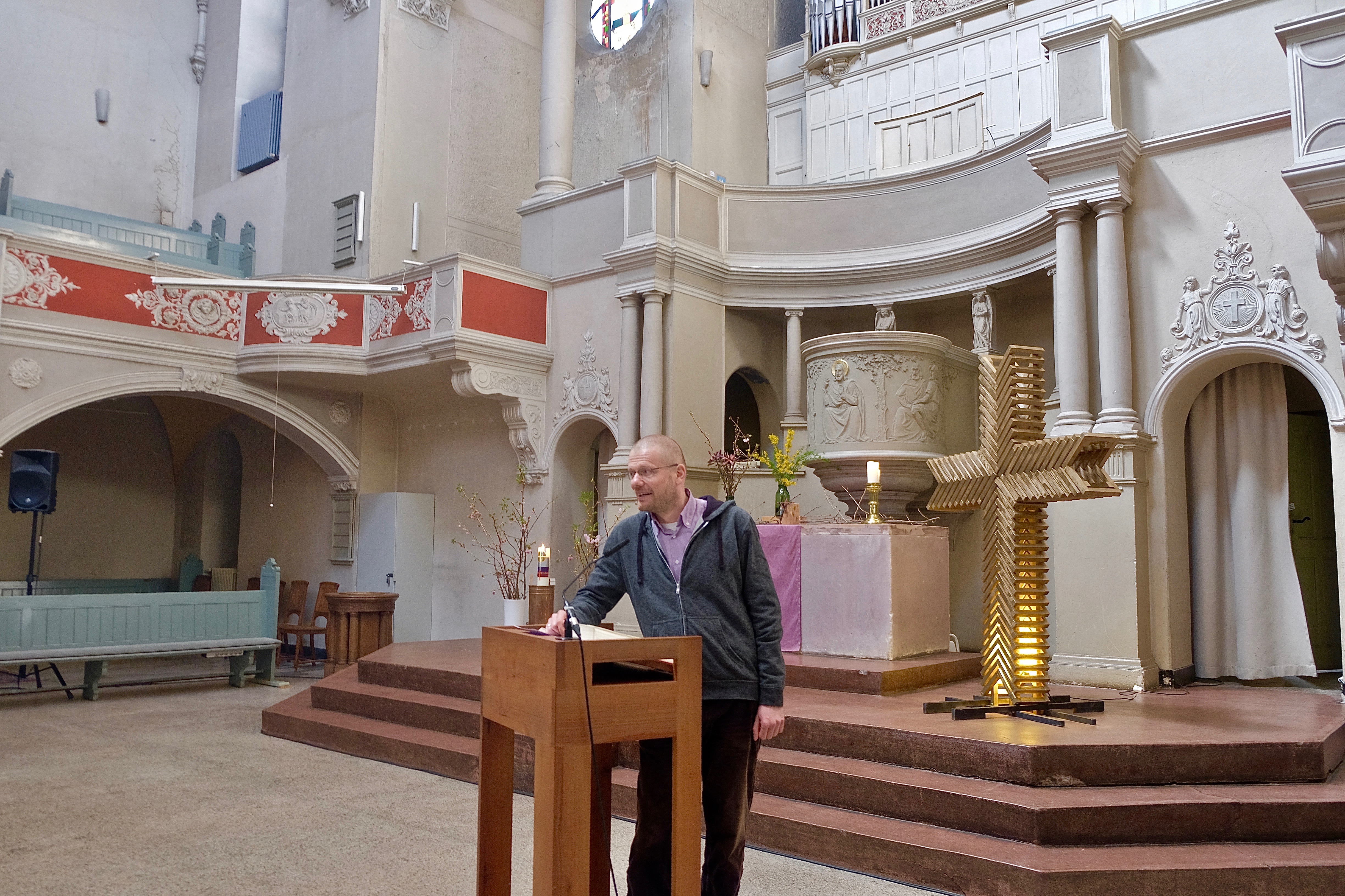 Carsten Albrecht in der Segenskirche