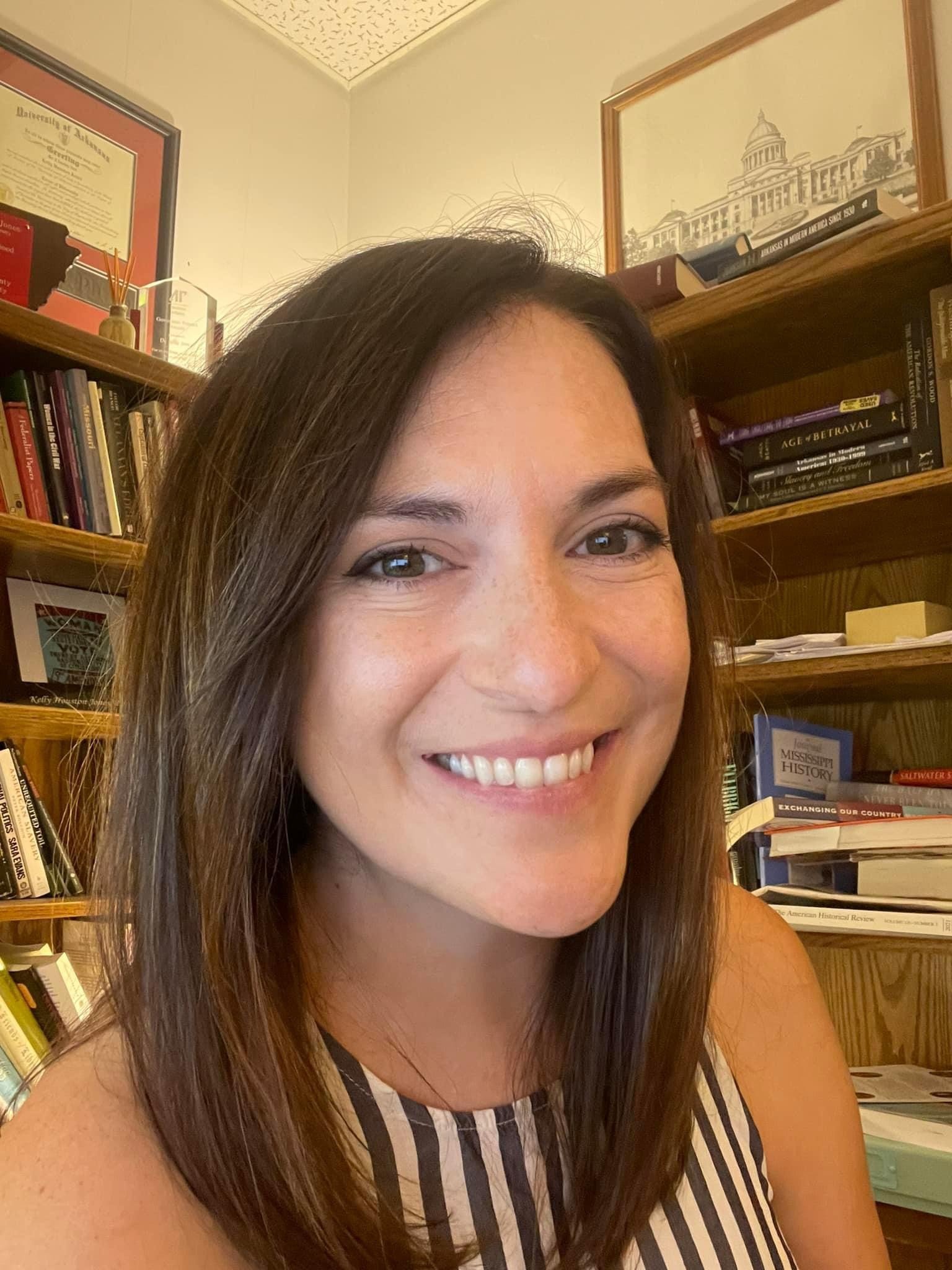   Dr. Kelly Houston Jones, Associate Professor of History, Arkansas Tech University & author, “A Weary Land: Slavery on the Ground in Arkansas”  