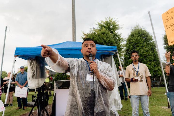 the organizer with Irvin Camacho.