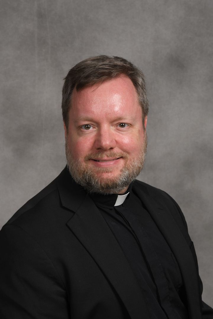 the catholic church with Father Jason Tyler.