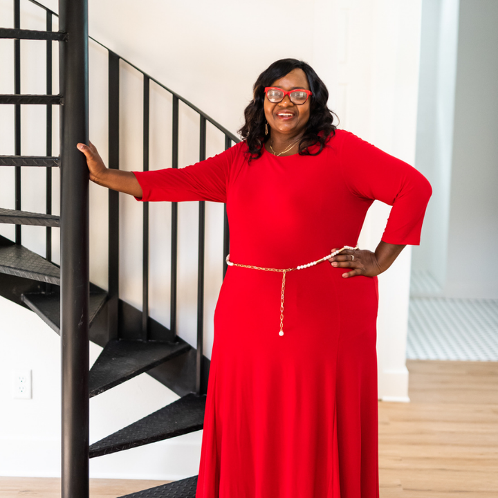 the historic district with Tommie Flowers Davis.