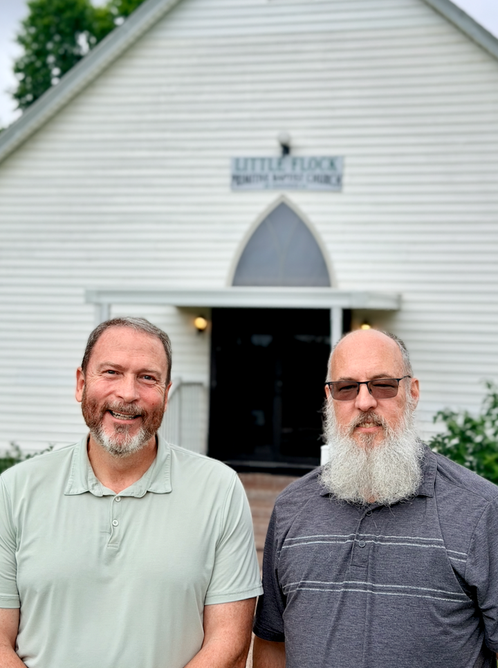 the primitive baptist church with Tom Griffin and Paul Lindsey.