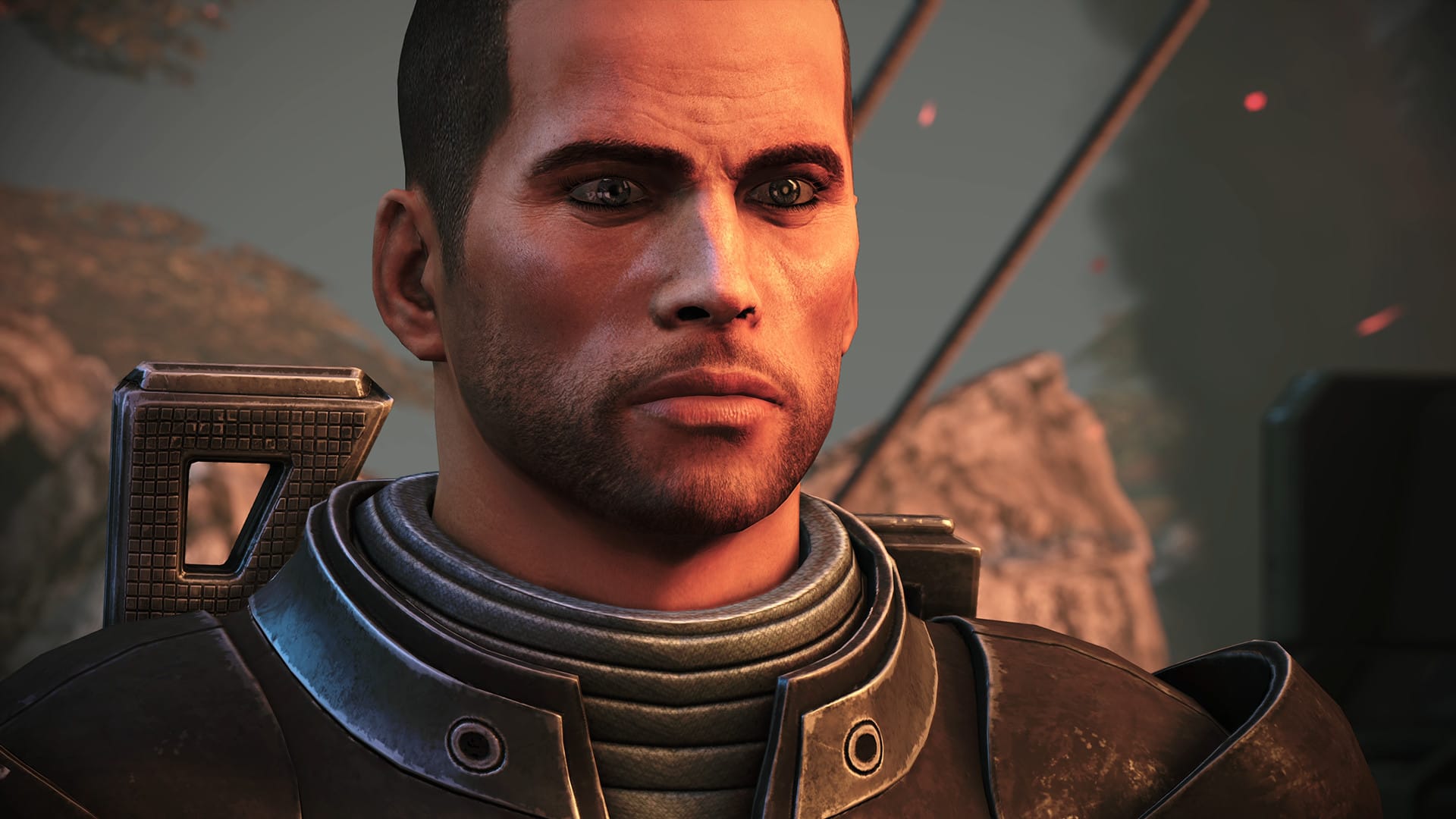 Commander Shepard in Mass Effect Legendary Edition