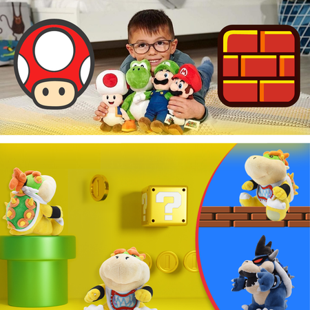 Bring the Mushroom Kingdom to life with Mario Plush!