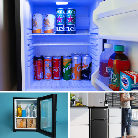 Say Goodbye to Clunky Fridges: Discover the Sleek Euhomy Mini Fridge
