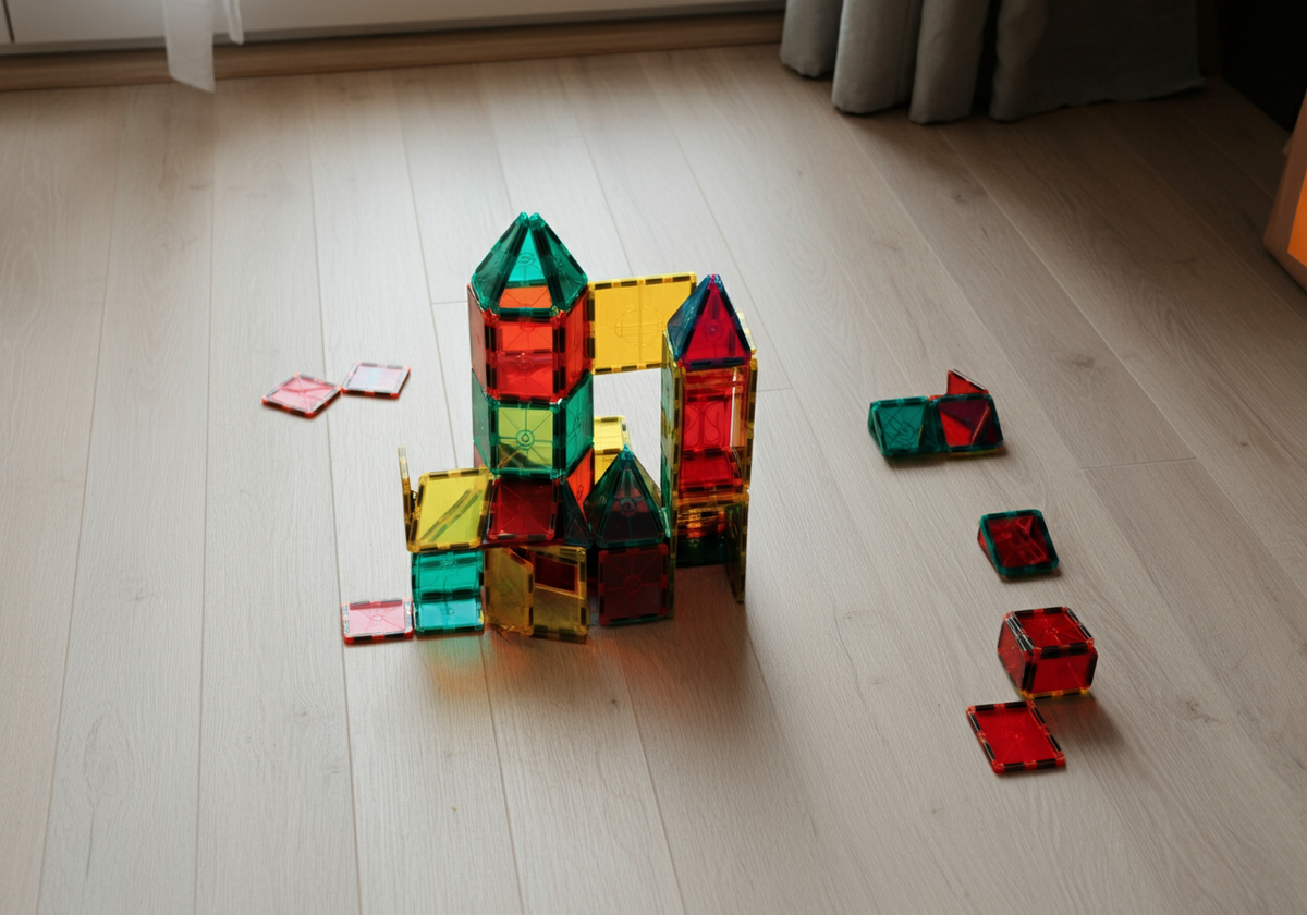 The stories inside magnetic tiles