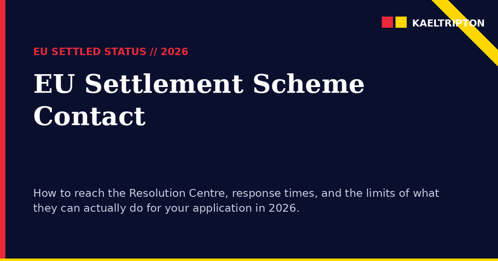 EU Settlement Scheme Contact: How to Get Help in 2026