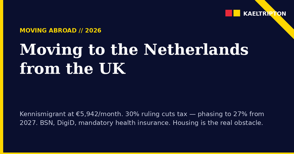 Moving to the Netherlands from the UK 2026: Full Relocation Guide