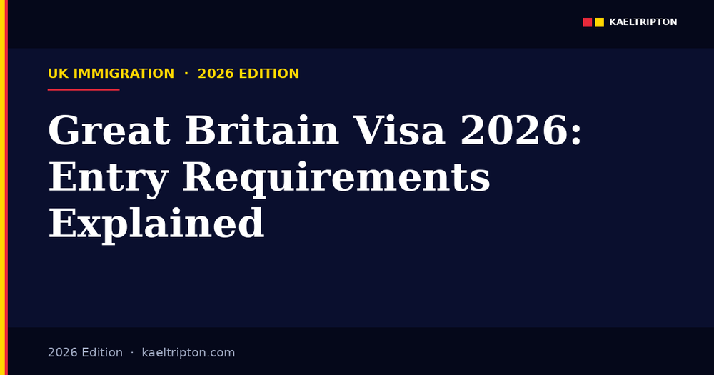 Great Britain Visa 2026: Entry Requirements Explained