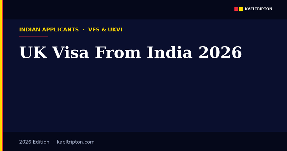 UK Visa From India 2026: Documents, Fees &amp; Processing