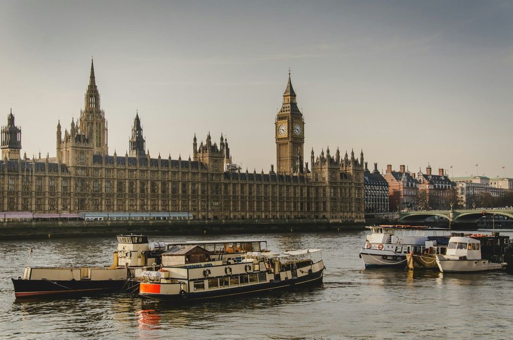 The Houses of Parliament in London, seat of the UK government