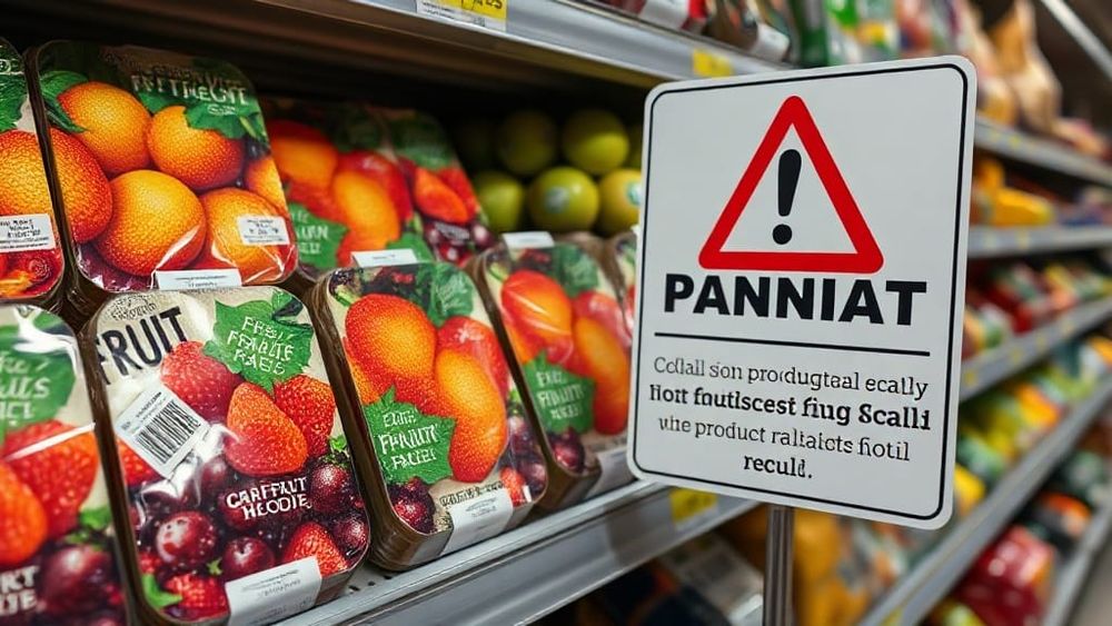 Supermarkets Recall Prepackaged Fruit Over Salmonella Contamination - Full Product List