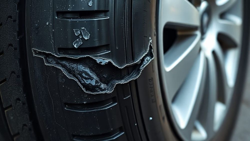MOT Advisory: Tyre Slightly Damaged, Cracking or Perishing