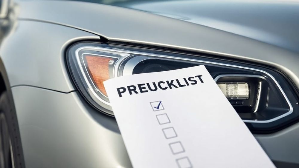Pre MOT Checklist: Simple Checks to Do Before the Test