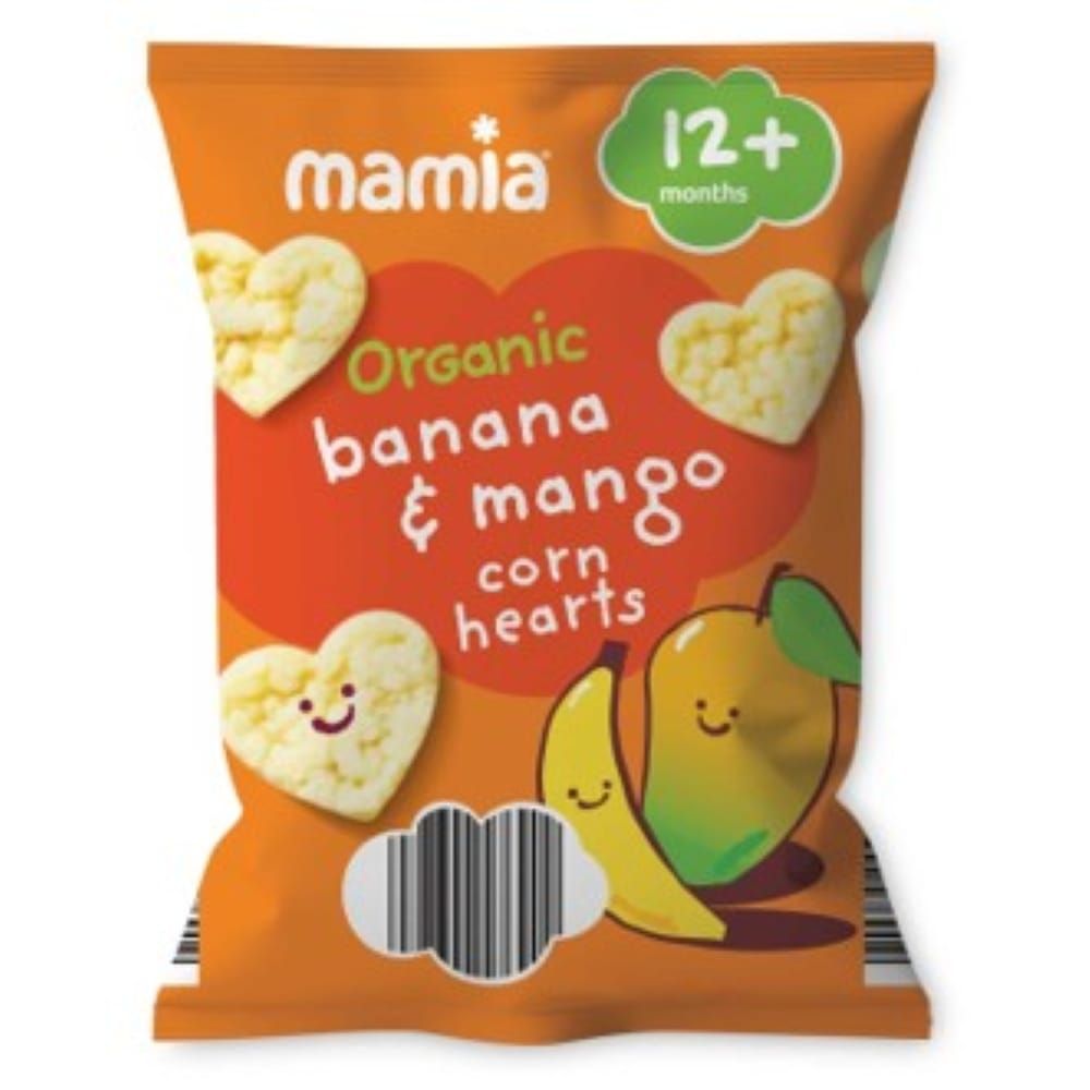 Packs from Aldi's refreshed Mamia baby food range