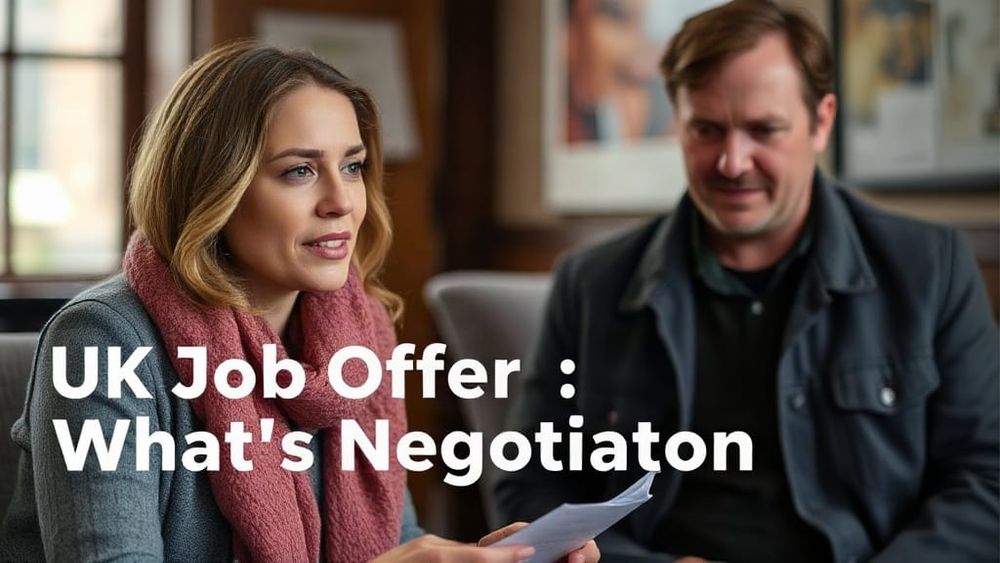 UK Job Offer Negotiation: What's Negotiable post image