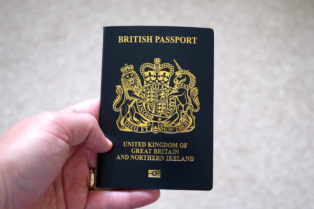 A British passport on a desk, illustrating UK visa and immigration changes