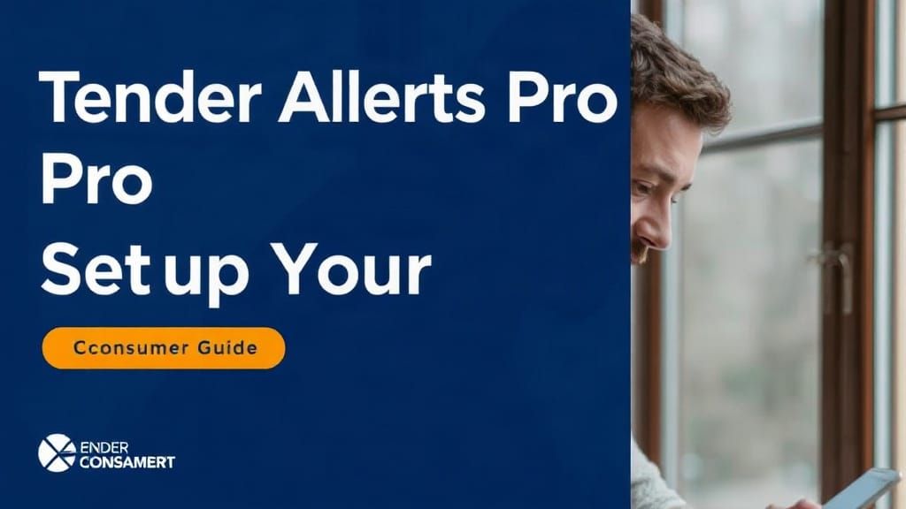 Tender Alerts Pro: Setup Your Alerts