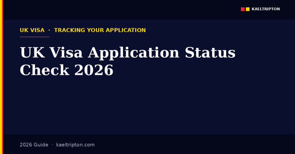 UK Visa Application Status Check 2026: VFS and GWF