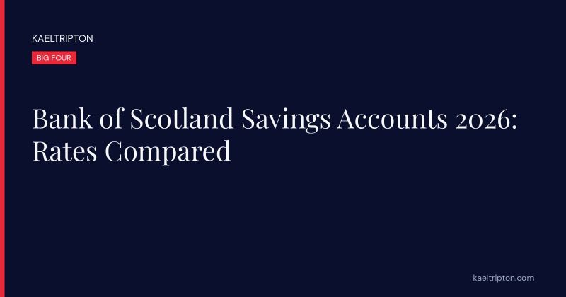 Bank of Scotland Savings Accounts 2026: Rates Compared