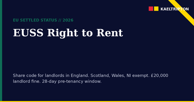 EUSS Right to Rent UK 2026: Landlord Checks and Share Code Guide post image