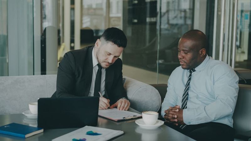Person signing a will document
