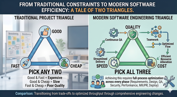 The Quality-Speed-Cost Trilemma of AI Development