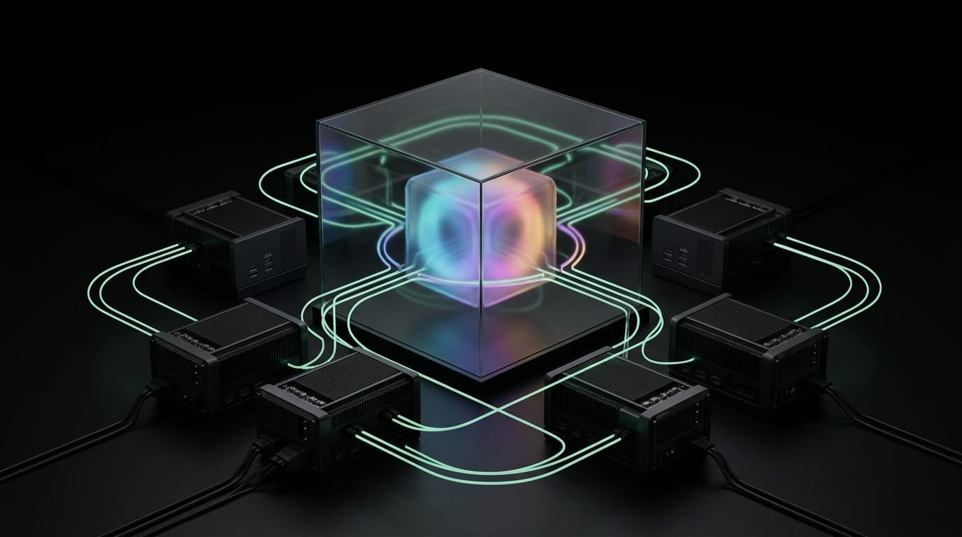 A recurrent model trained decentralized, with no blocking and almost no quality loss