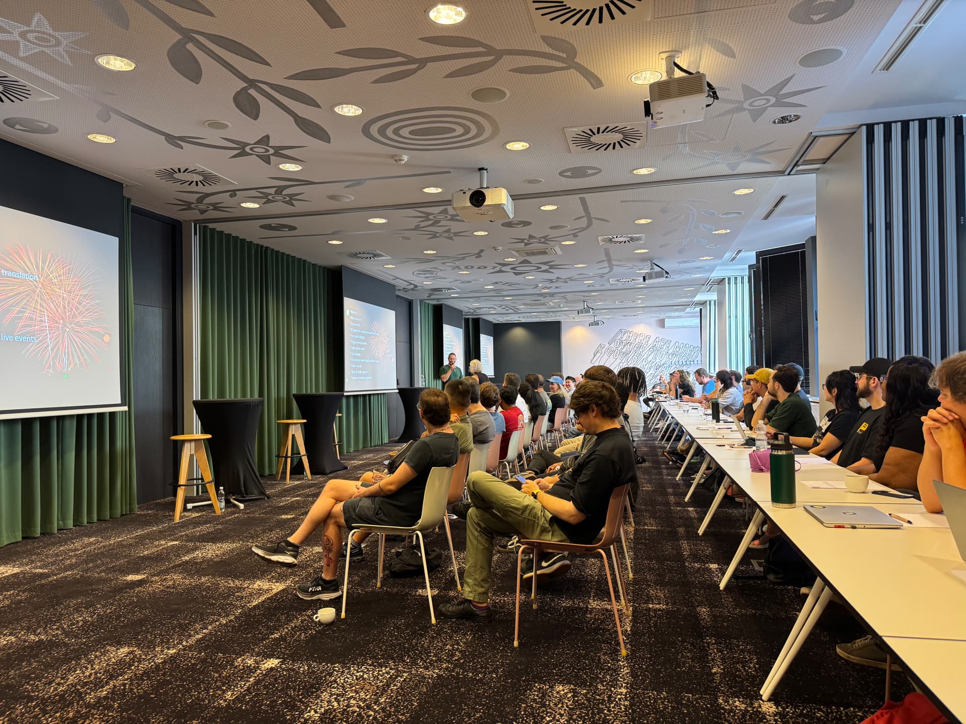 View from the executive presentation