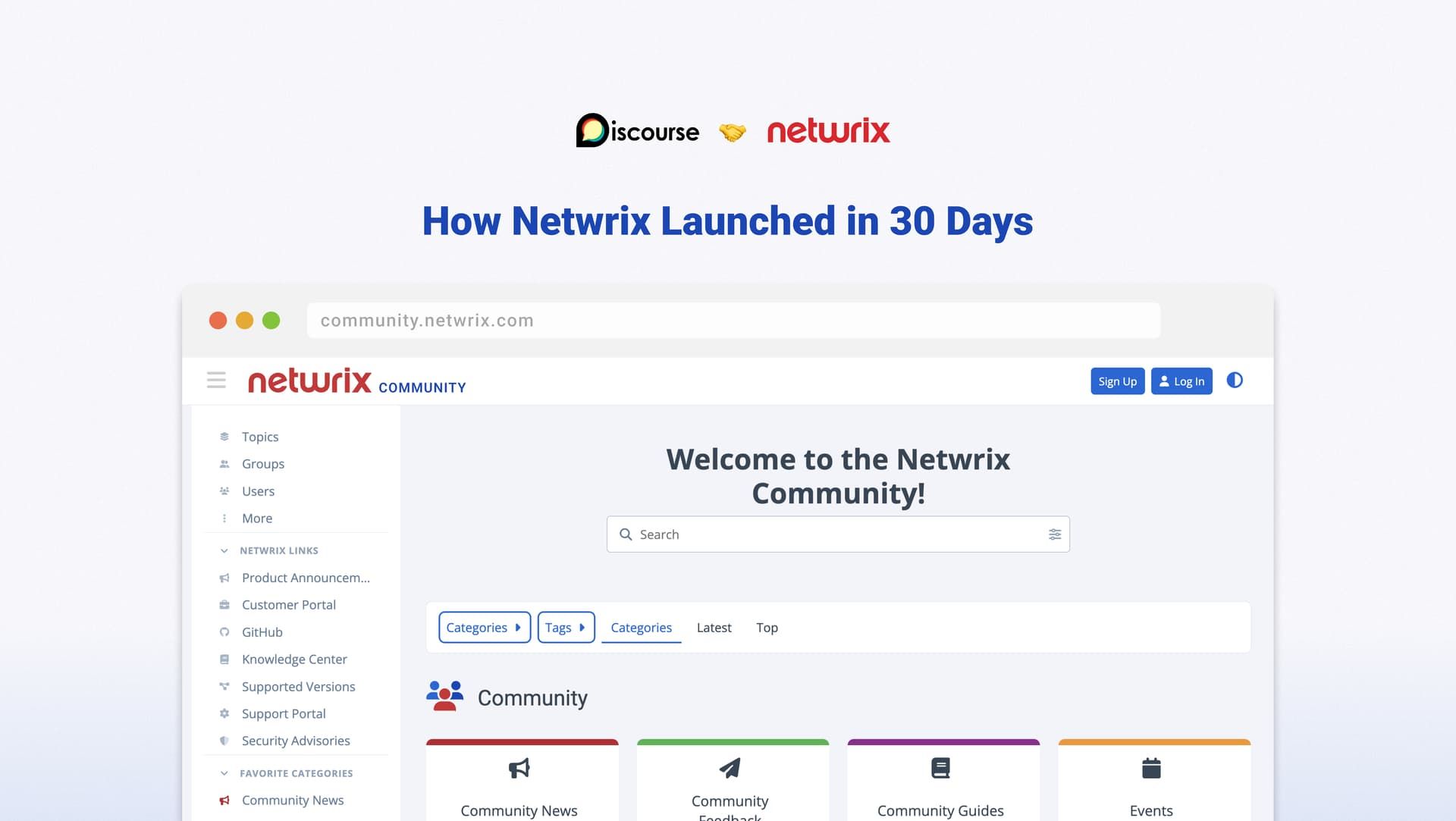 Netwrix community screenshot 