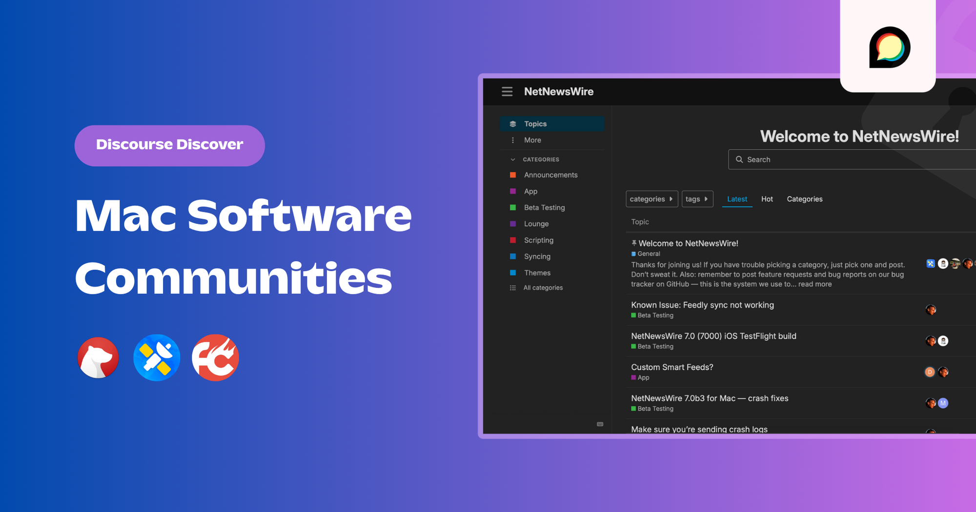 Discover Roundup: Mac Software Communities