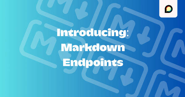 Markdown Endpoints: Your Community, in a Format That AI Agents Can Read