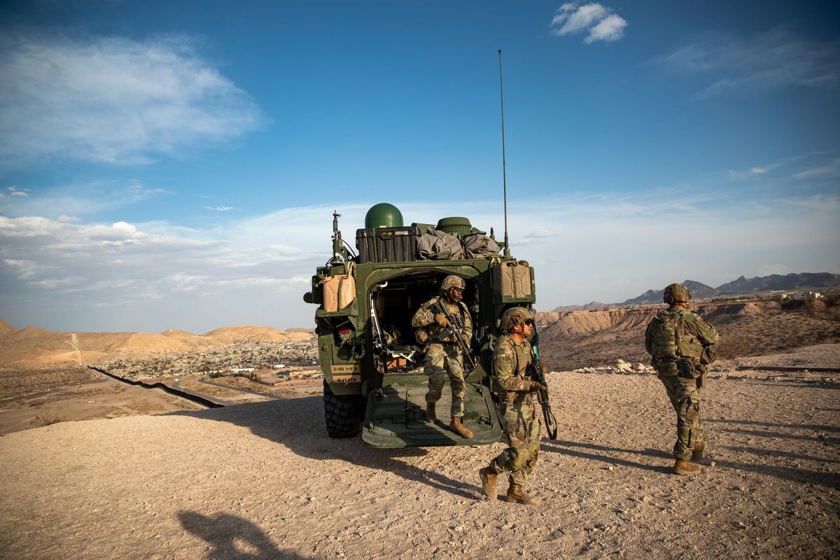 Trump authorizes new military national defense areas on the U.S.-Mexico border in response to an 'invasion'