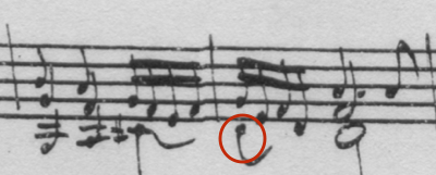 Example 1a: Bach's original