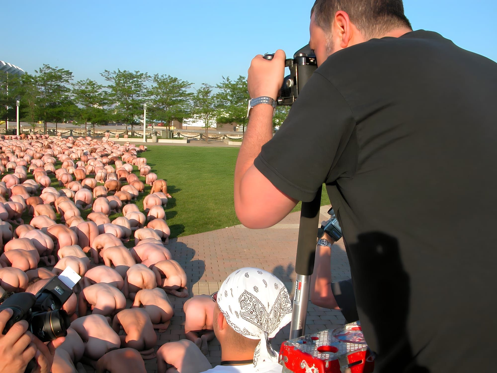My Spencer Tunick moments of fame