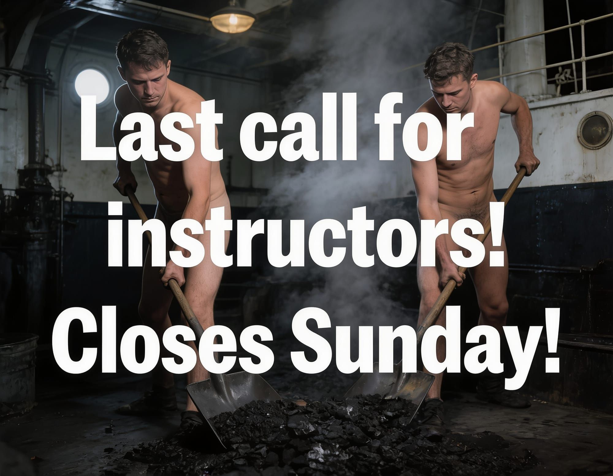 Last call for instructors! Closes Sunday!