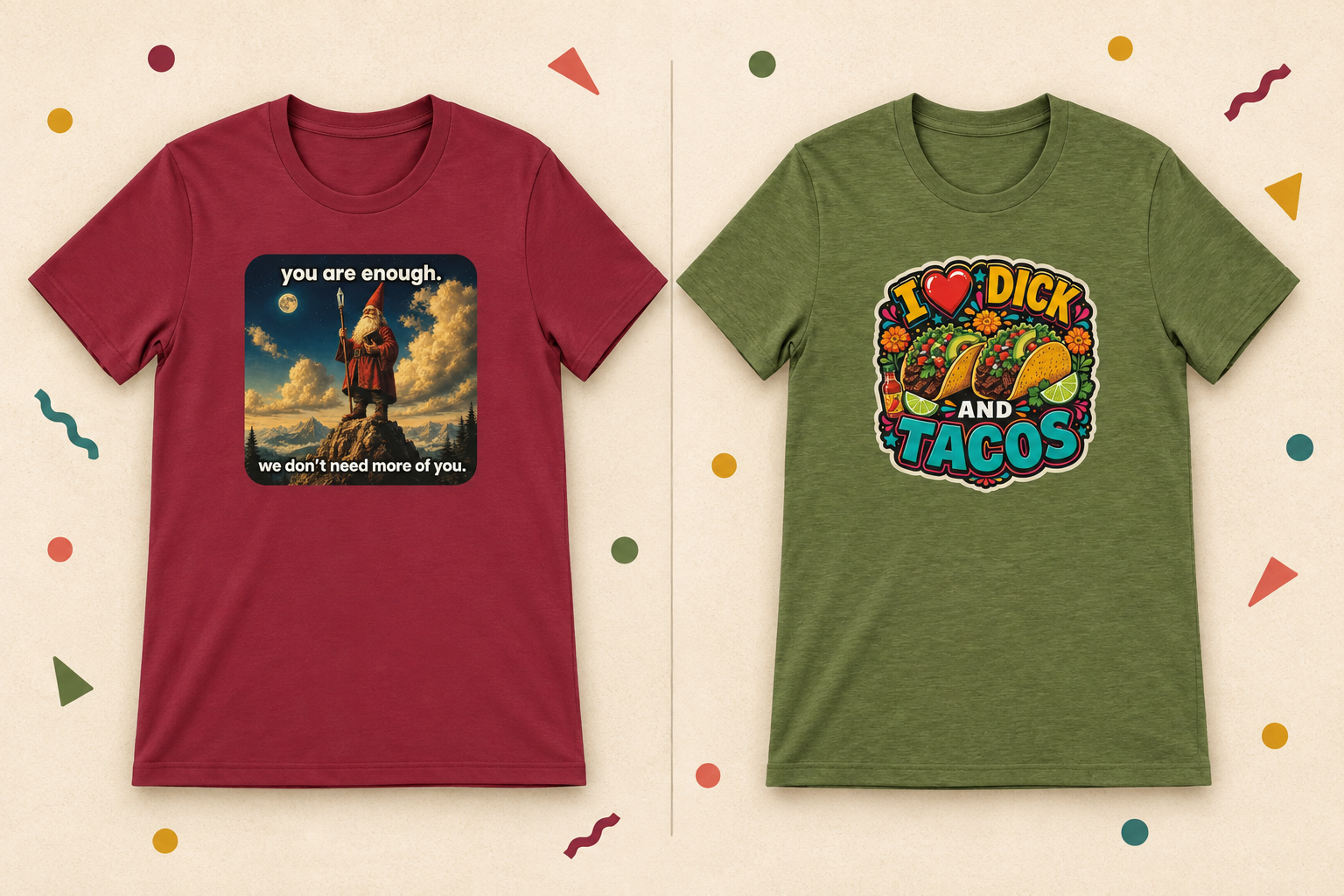 Two New Shirts from Twisted Nick's Picks