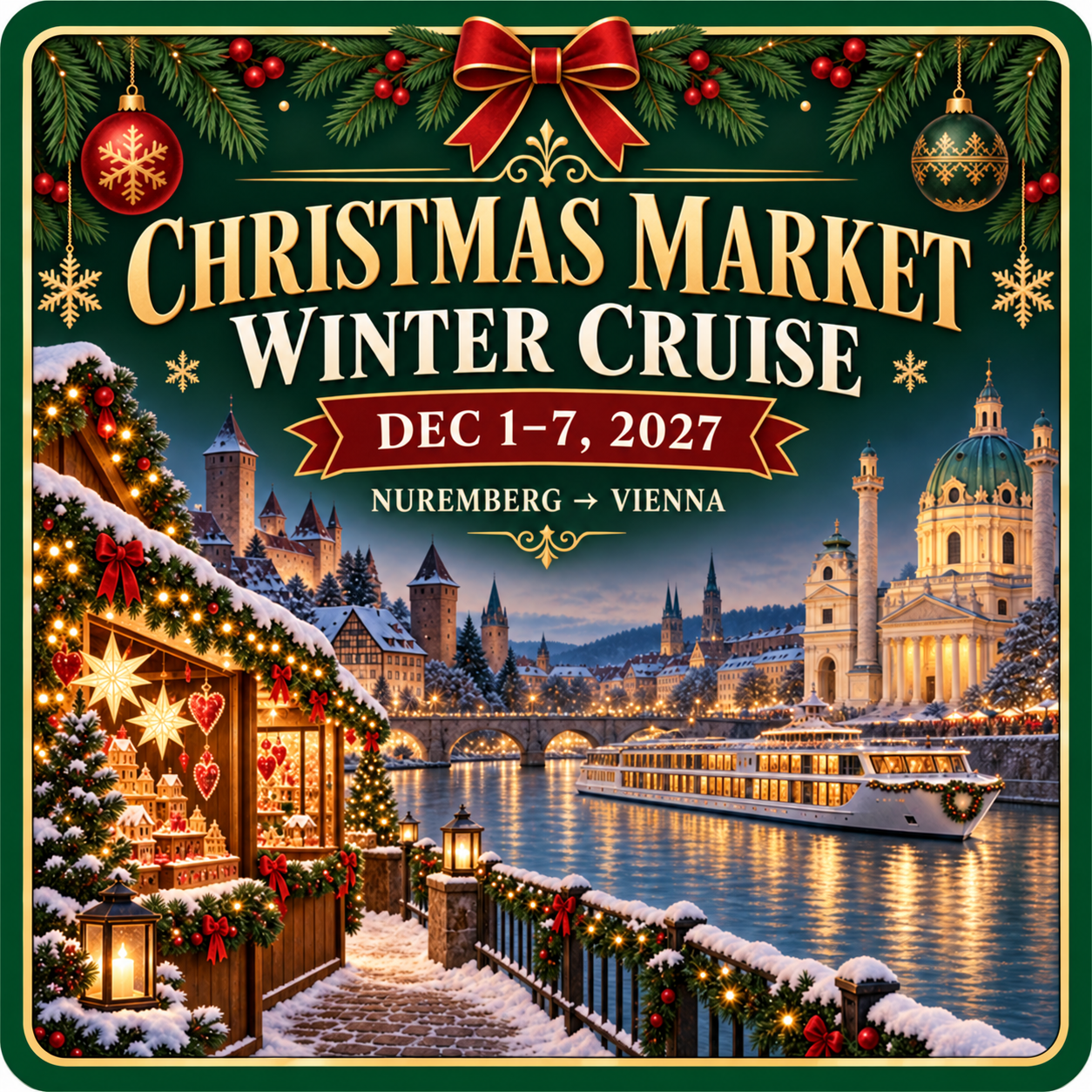 Winter Christmas Market Cruise - Germany & Austria
