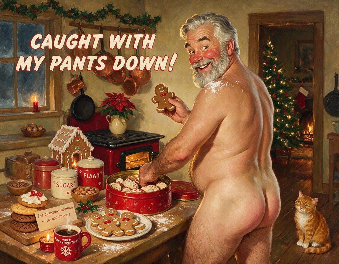 🎄 Deck the Halls, Drop the Drawers! The GoNaked Holiday Card Exchange Is Back! 🍑