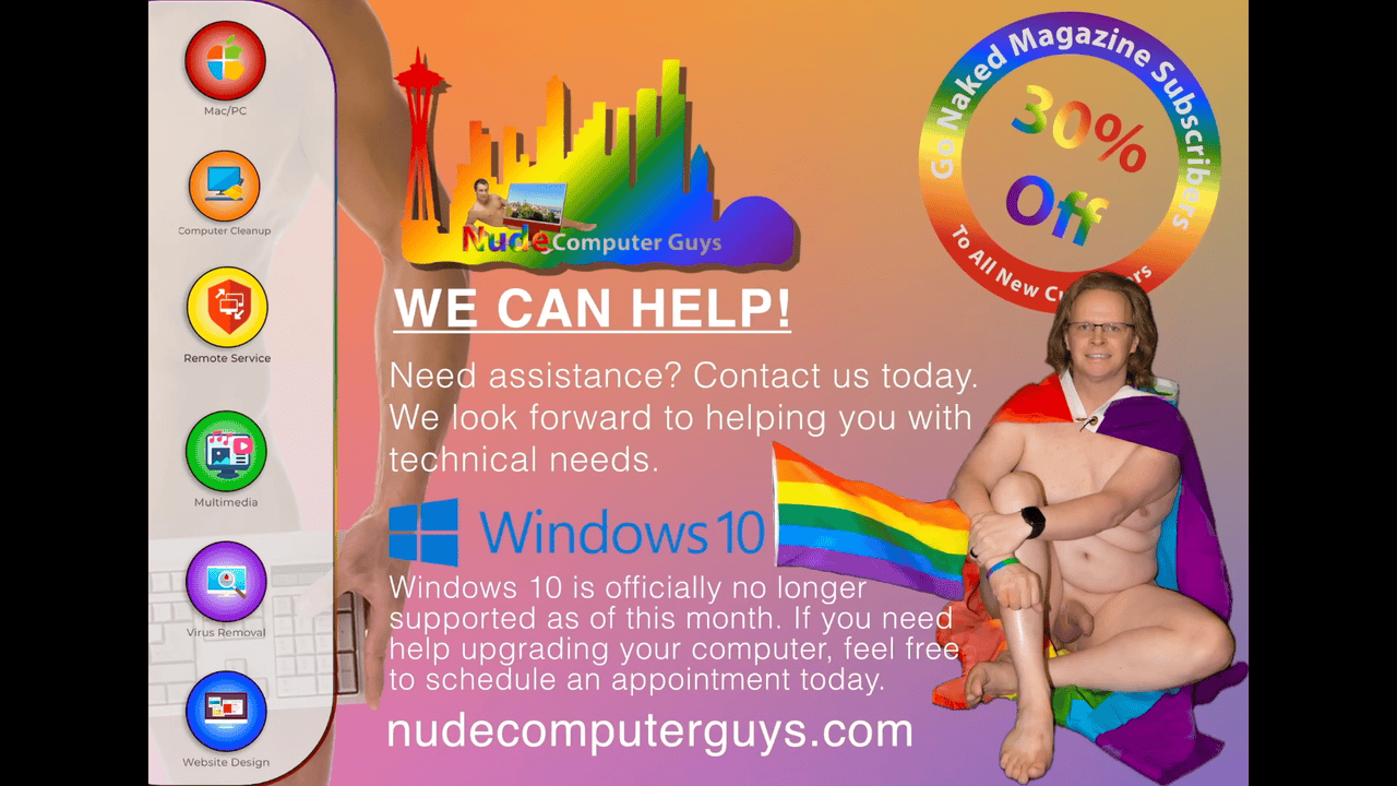 Tech Help With Alex & a Fun, Naked Twist