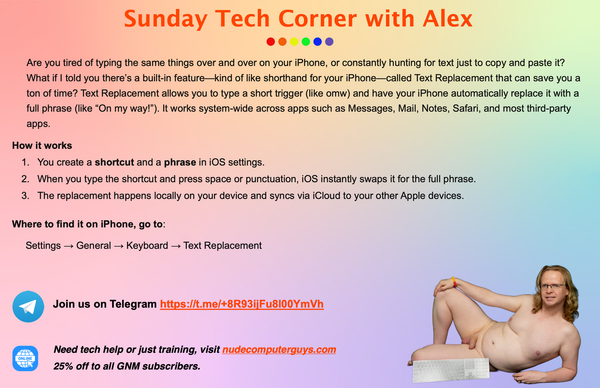 Sunday Tech Corner: Stop Re-Typing the Same Damn Things on Your iPhone