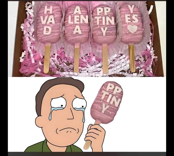 Happy Val---- wait a minute...