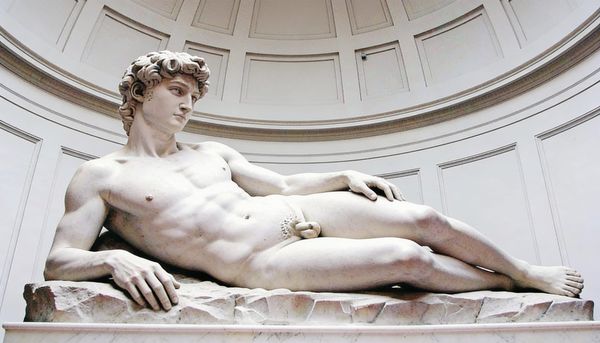 The D in David...