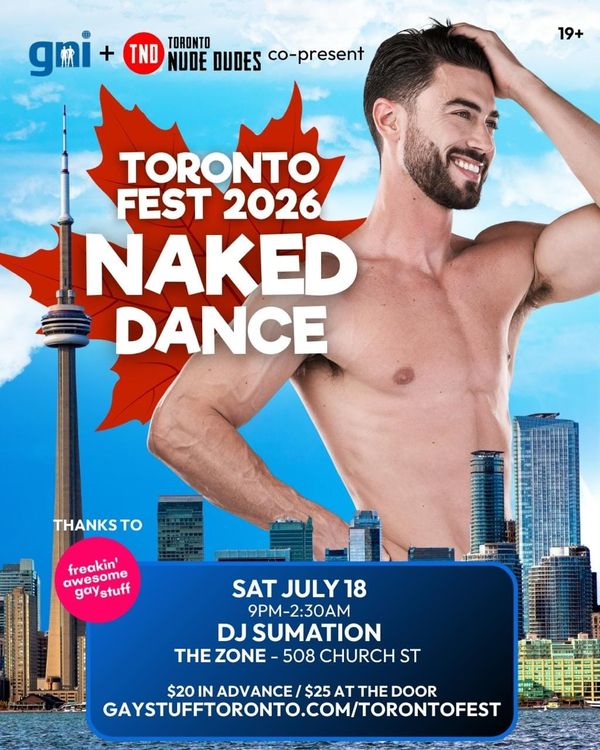 GNI & Toronto Nude Dudes Naked Dance Party