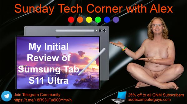 Sunday Tech Corner with Alex