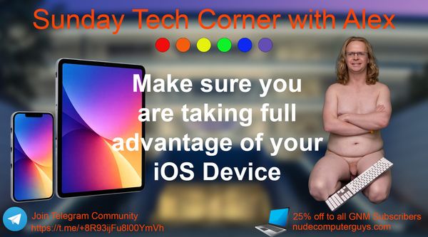 Sunday Tech Corner with Alex