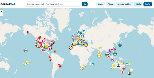 Are You on The GoNaked Map?